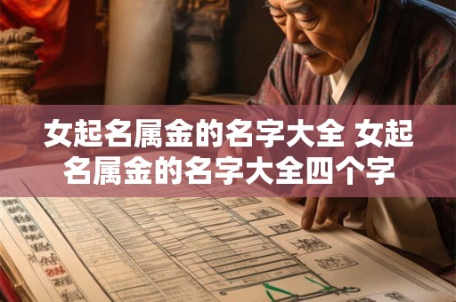 女起名属金的名字大全 女起名属金的名字大全四个字