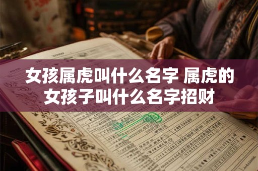 女孩属虎叫什么名字 属虎的女孩子叫什么名字招财