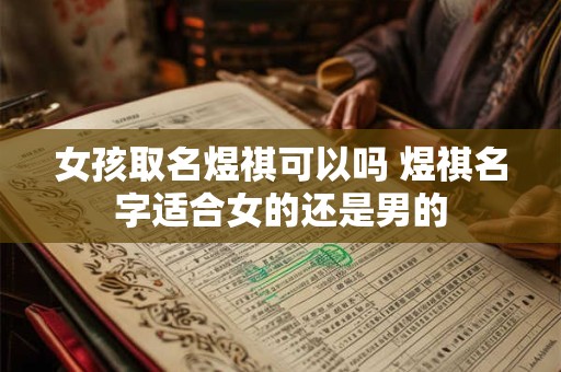女孩取名煜祺可以吗 煜祺名字适合女的还是男的