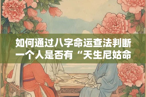 如何通过八字命运查法判断一个人是否有“天生尼姑命”