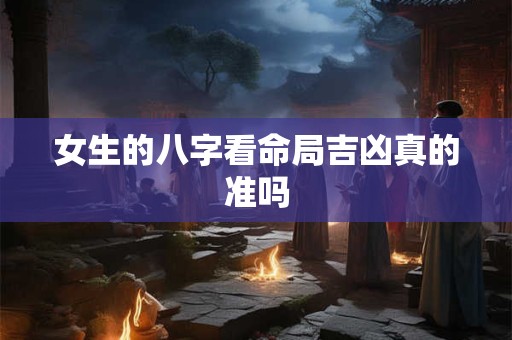 女生的八字看命局吉凶真的准吗