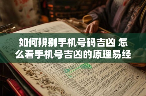 如何辨别手机号码吉凶 怎么看手机号吉凶的原理易经
