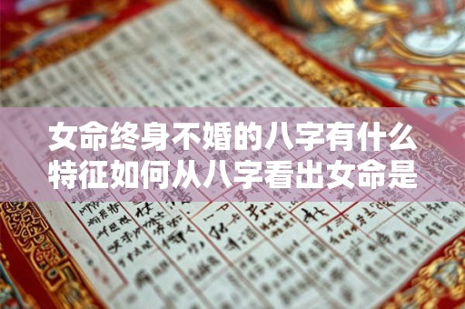 女命终身不婚的八字有什么特征如何从八字看出女命是否会终身不婚