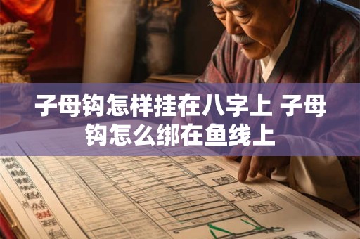 子母钩怎样挂在八字上 子母钩怎么绑在鱼线上