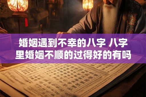 婚姻遇到不幸的八字 八字里婚姻不顺的过得好的有吗