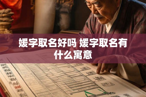 媛字取名好吗 媛字取名有什么寓意