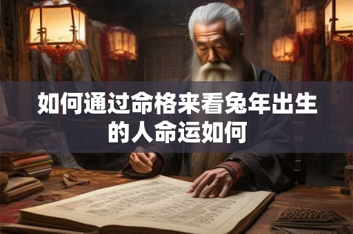 如何通过命格来看兔年出生的人命运如何