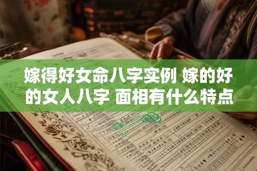 嫁得好女命八字实例 嫁的好的女人八字 面相有什么特点