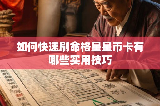 如何快速刷命格星星币卡有哪些实用技巧