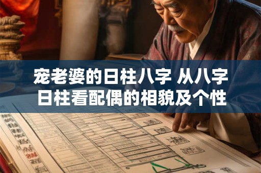 宠老婆的日柱八字 从八字日柱看配偶的相貌及个性