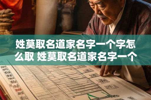 详细阅读:姓莫取名道家名字一个字怎么取 姓莫取名道家名字一个字怎么取好听 姓莫取名道家名字一个字怎么取 姓莫取名道家名字一个字怎么取好听