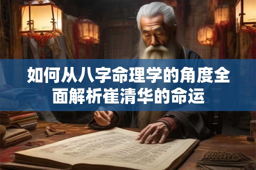 如何从八字命理学的角度全面解析崔清华的命运