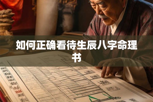 如何正确看待生辰八字命理书