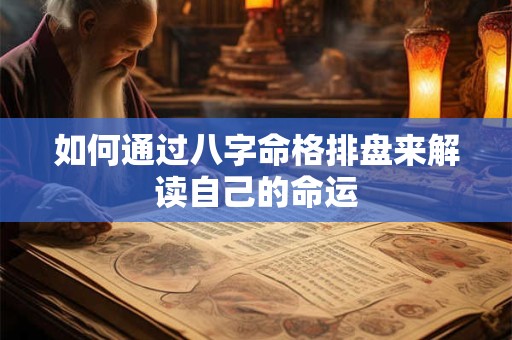 如何通过八字命格排盘来解读自己的命运