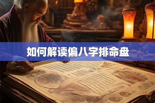 如何解读偏八字排命盘