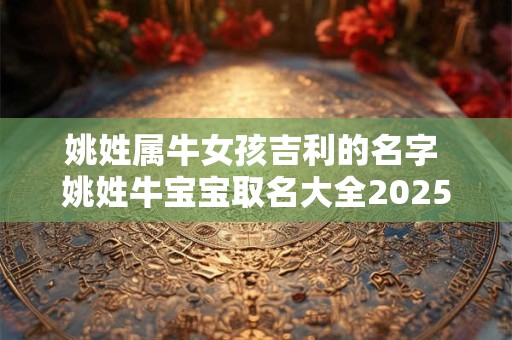 姚姓属牛女孩吉利的名字 姚姓牛宝宝取名大全2026款男孩