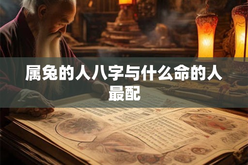 属兔的人八字与什么命的人最配