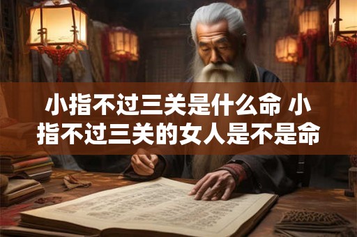 小指不过三关是什么命 小指不过三关的女人是不是命不好 小指不过三关是什么命 小指不过三关的女人是不是命不好
