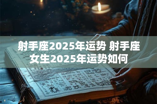 射手座2026年运势 射手座女生2026年运势如何