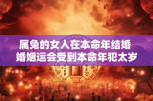 属兔的女人在本命年结婚 婚姻运会受到本命年犯太岁的影响吗