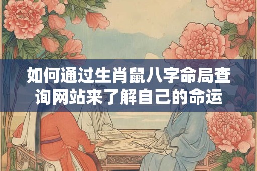 如何通过生肖鼠八字命局查询网站来了解自己的命运