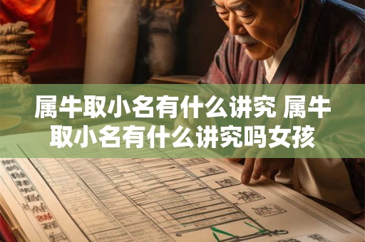 属牛取小名有什么讲究 属牛取小名有什么讲究吗女孩