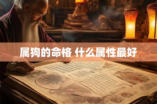 属狗的命格 什么属性最好