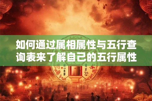 如何通过属相属性与五行查询表来了解自己的五行属性