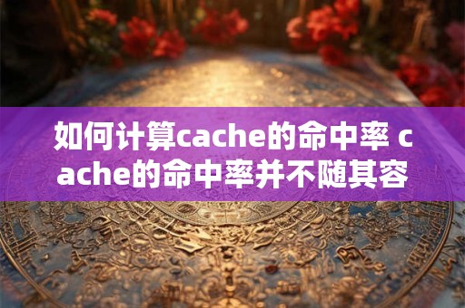 如何计算cache的命中率 cache的命中率并不随其容量增大线性的提高