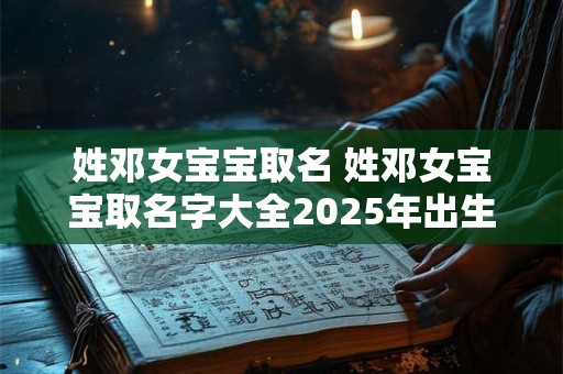 姓邓女宝宝取名 姓邓女宝宝取名字大全2025年出生男孩