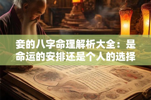 妾的八字命理解析大全：是命运的安排还是个人的选择