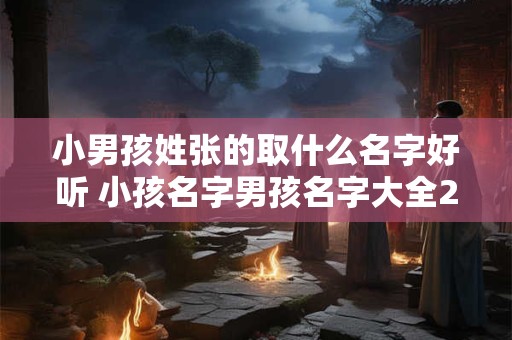 小男孩姓张的取什么名字好听 小孩名字男孩名字大全2025姓张