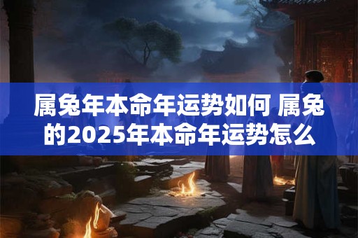 属兔年本命年运势如何 属兔的2025年本命年运势怎么样