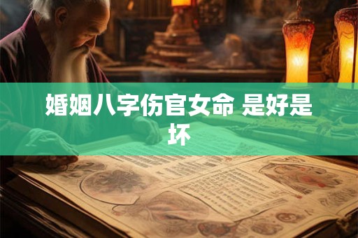 婚姻八字伤官女命 是好是坏