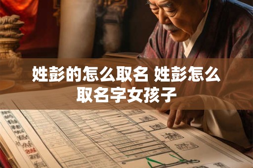 姓彭的怎么取名 姓彭怎么取名字女孩子