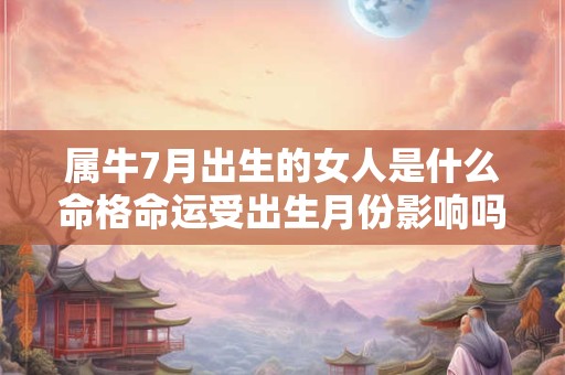 属牛7月出生的女人是什么命格命运受出生月份影响吗