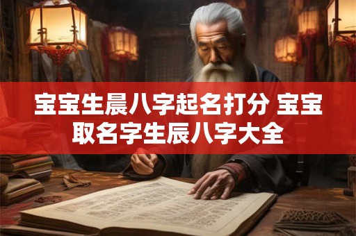 宝宝生晨八字起名打分 宝宝取名字生辰八字大全 宝宝生晨八字起名打分 宝宝取名字生辰八字大全