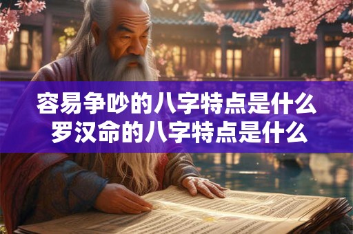 容易争吵的八字特点是什么 罗汉命的八字特点是什么