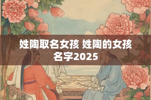 姓陶取名女孩 姓陶的女孩名字2025