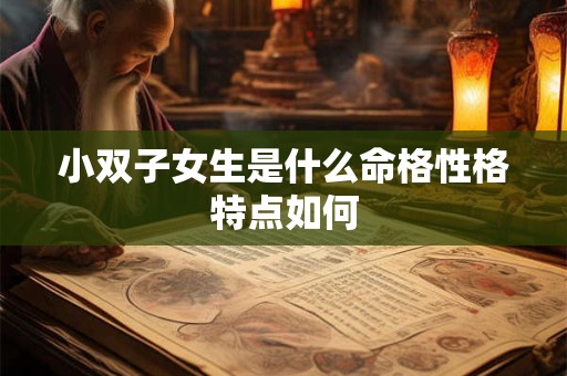 小双子女生是什么命格性格特点如何 小双子女生是什么命格性格特点如何
