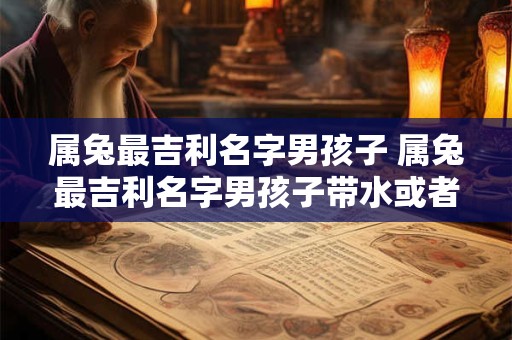 属兔最吉利名字男孩子 属兔最吉利名字男孩子带水或者金字