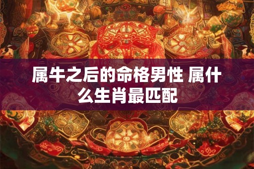 属牛之后的命格男性 属什么生肖最匹配