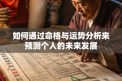 如何通过命格与运势分析来预测个人的未来发展
