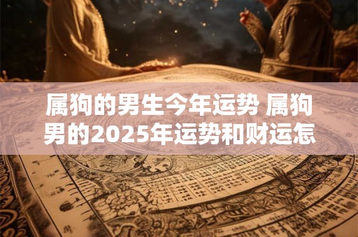 属狗的男生今年运势 属狗男的2025年运势和财运怎么样
