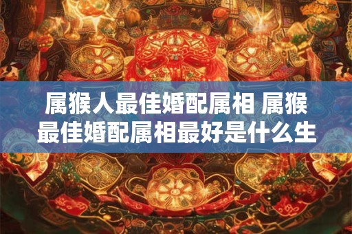 属猴人最佳婚配属相 属猴最佳婚配属相最好是什么生肖