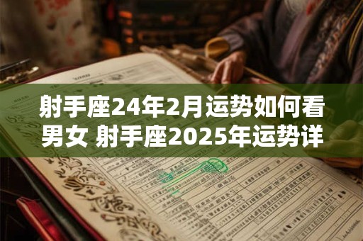 射手座24年2月运势如何看男女 射手座2025年运势详解全年运程完整版