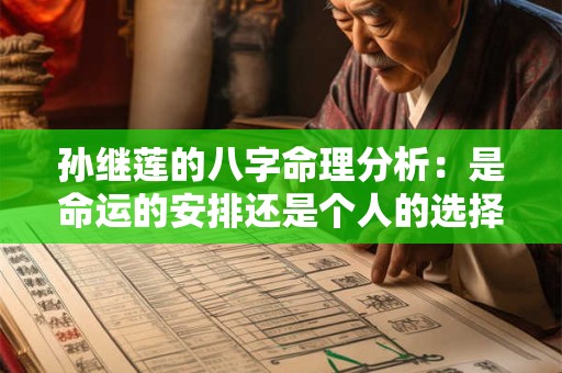 孙继莲的八字命理分析：是命运的安排还是个人的选择