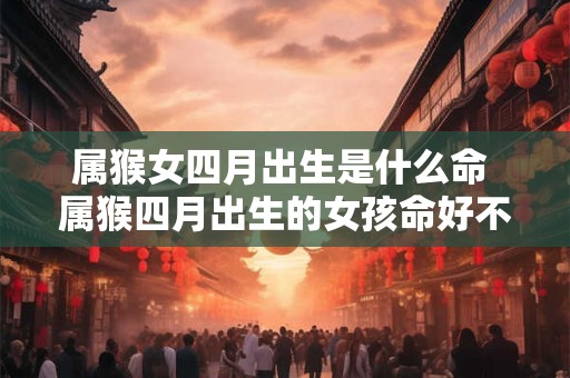 属猴女四月出生是什么命 属猴四月出生的女孩命好不好