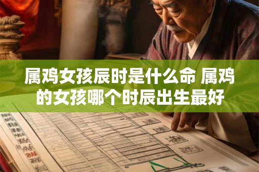 属鸡女孩辰时是什么命 属鸡的女孩哪个时辰出生最好