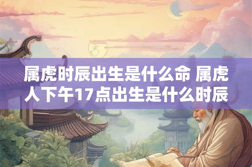 属虎时辰出生是什么命 属虎人下午17点出生是什么时辰